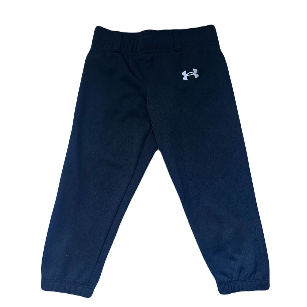 Under Armour Youth XS Baseball Pants Black Performance Athletic